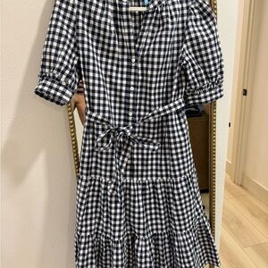 Draper James Checkered Gingham Dress